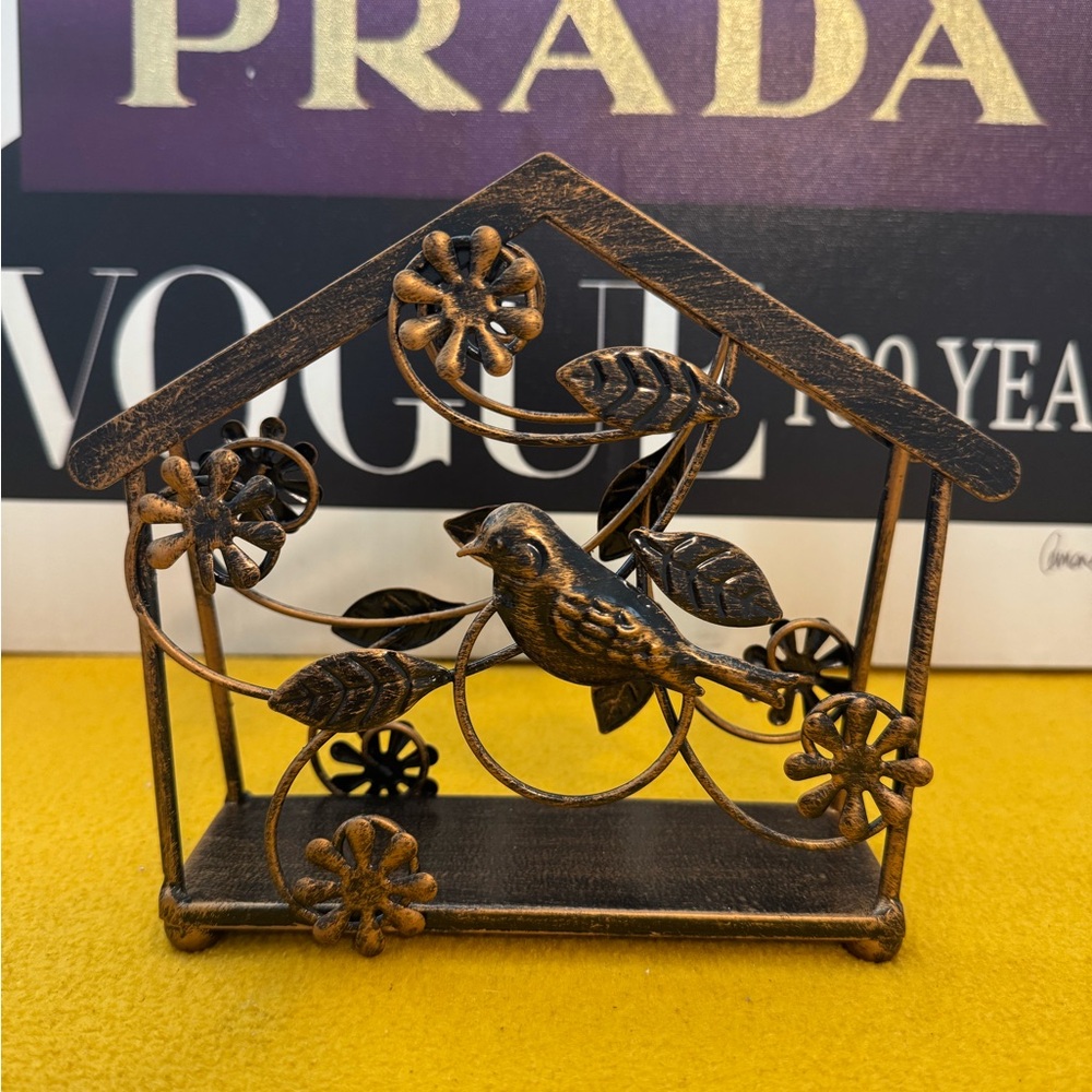 Rustic Brown Renaclipy iron/Metal napkin holder Decor